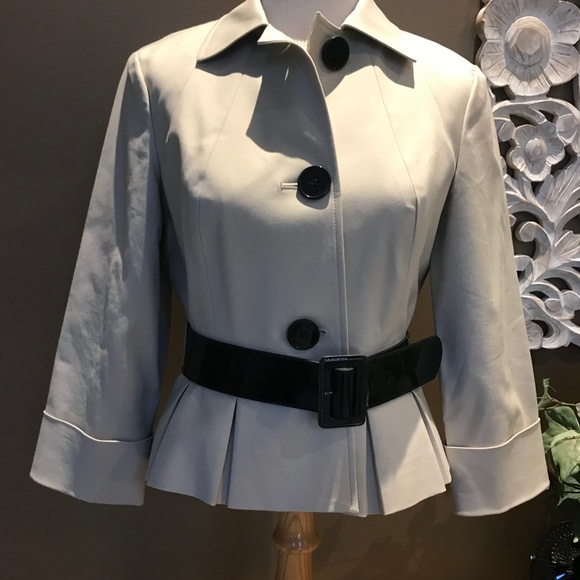 Anne Klein Belted Peplum Jacket - Picture 2 of 8